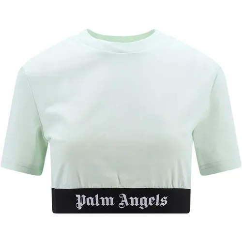 Classic T-Shirt , female, Sizes: M, L, S - Palm Angels - Modalova