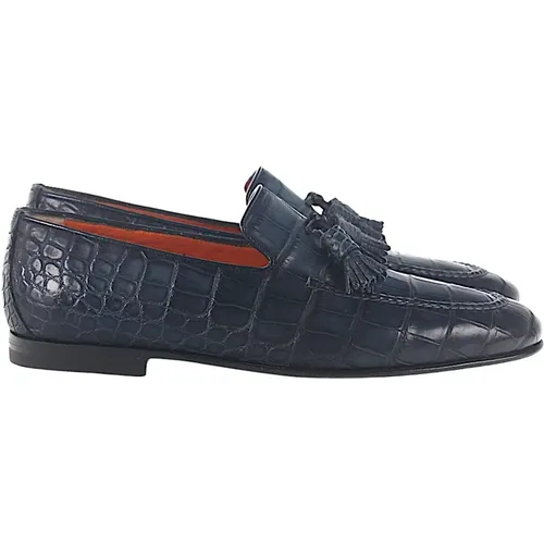 Loafers , male, Sizes: 9 1/2 UK, 11 UK, 9 UK, 8 1/2 UK, 10 UK, 7 1/2 UK, 8 UK, 12 UK, 11 1/2 UK - Santoni - Modalova