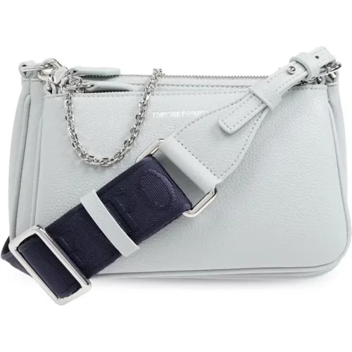 Veganleder Crossbody-Tasche mit Logo - Emporio Armani - Modalova