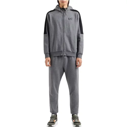 Sporty Visibility Jogger Tracksuit , male, Sizes: 2XL, S, XL - Emporio Armani EA7 - Modalova