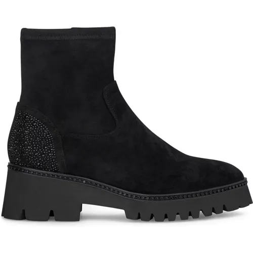 Rhinestone Stiefeletten , Damen, Größe: 41 EU - Alma en Pena - Modalova