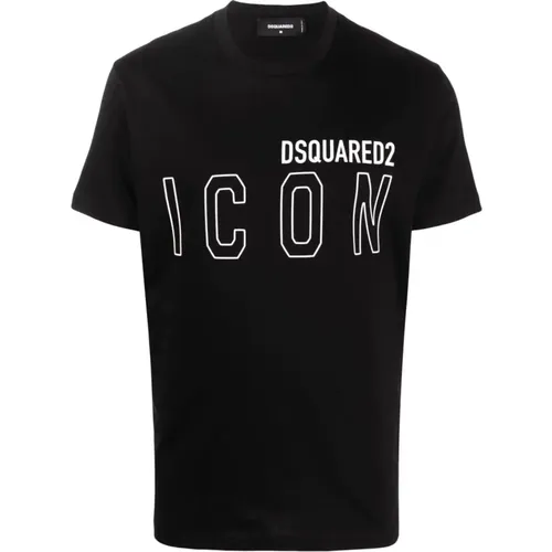 Short sleeve t-shirt , male, Sizes: XL, M, XS, S - Dsquared2 - Modalova