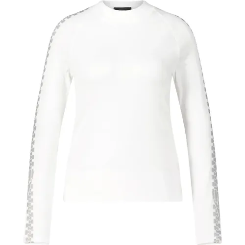 Geripptes Langarmshirt , Damen, Größe: XL - Marc Cain - Modalova