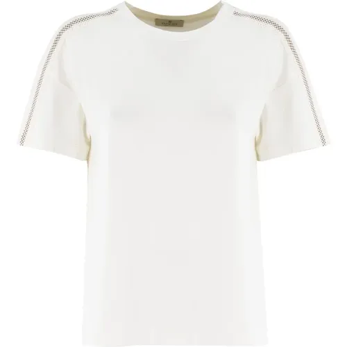 Women's Clothing T-Shirts & Polos Cream Ss24 , female, Sizes: S, XS - Panicale - Modalova