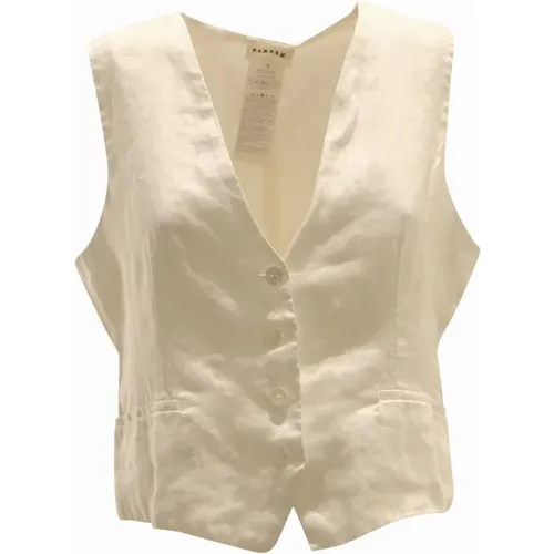 Women's Clothing Jackets & Coats Cream Ss24 , female, Sizes: L - P.a.r.o.s.h. - Modalova