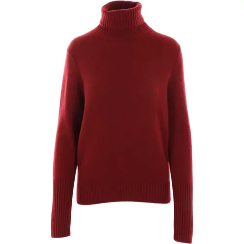 Kaschmir Bordeaux Pullover Allude - allude - Modalova