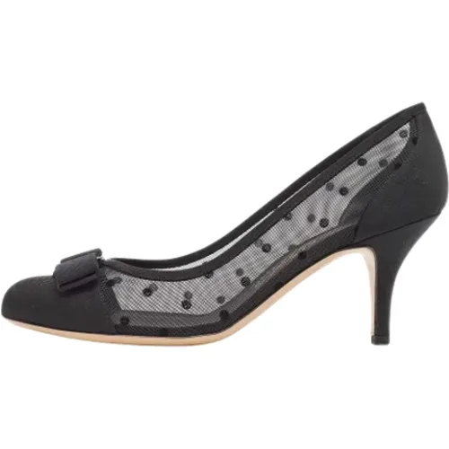 Pre-owned Gittergewebe heels - Salvatore Ferragamo Pre-owned - Modalova