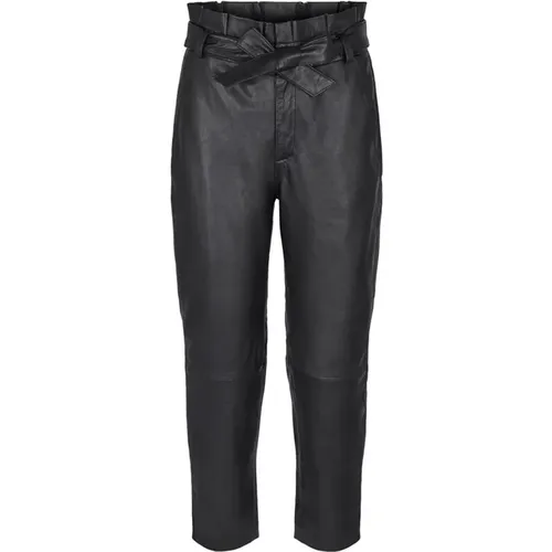 Leather Phoebe Pants , female, Sizes: L, S - Co'Couture - Modalova