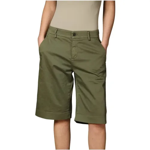 Grüne Chino Bermuda Shorts Mason's - Mason's - Modalova