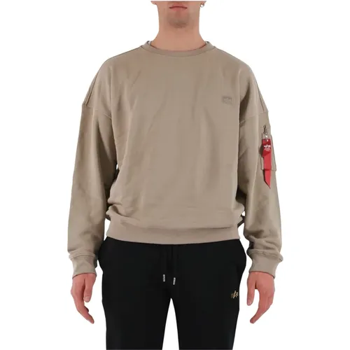 Essentials Crewneck Sweatshirt - alpha industries - Modalova