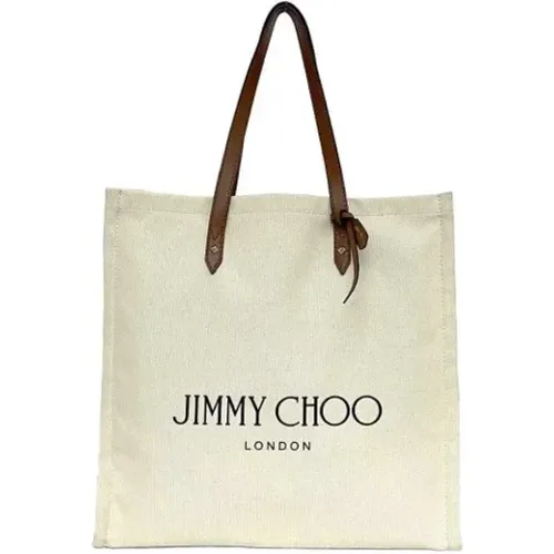 Pre-owned Stoff totes - Jimmy Choo Pre-owned - Modalova