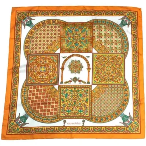 Pre-owned Silk Hermès Scarf , female, Sizes: ONE SIZE - Hermès Vintage - Modalova