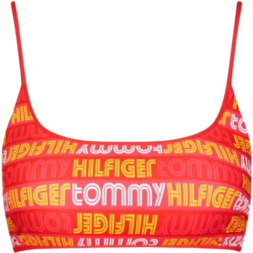 Stylisches Bikini-Oberteil , Damen, Größe: XS - Tommy Hilfiger - Modalova