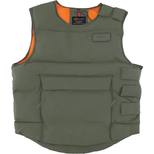 Sage Protector Puffer Vest , Herren, Größe: XL - alpha industries - Modalova