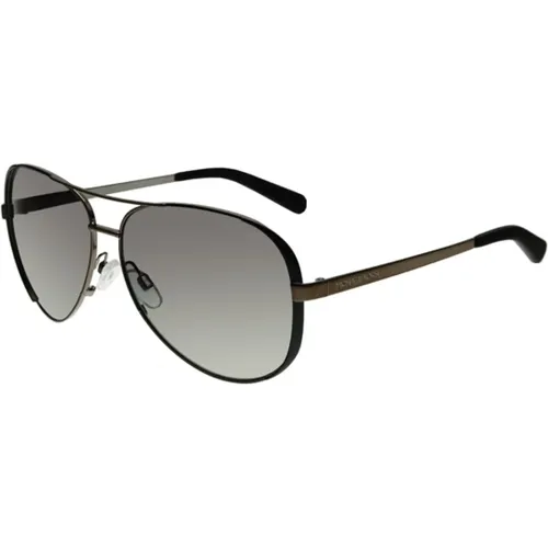 Chelsea Sunglasses - Ruthenium Black/Grey Shaded , female, Sizes: 59 MM - Michael Kors - Modalova