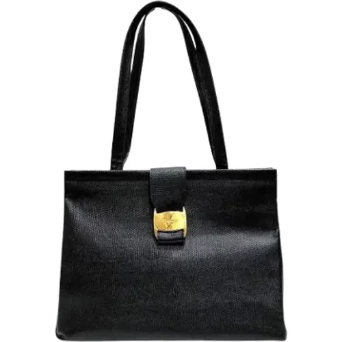 Pre-owned Leather totes , female, Sizes: ONE SIZE - Salvatore Ferragamo Pre-owned - Modalova