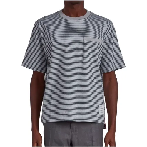 Stylish T-shirts and Polos , male, Sizes: XL - Thom Browne - Modalova