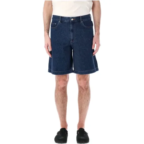 Helio Short Denim Jeans , male, Sizes: S/M, L, XL - A.p.c. - Modalova