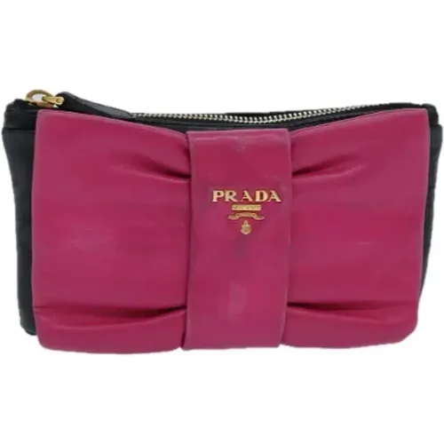 Pre-owned Leder pouches , Damen, Größe: ONE Size - Prada Vintage - Modalova