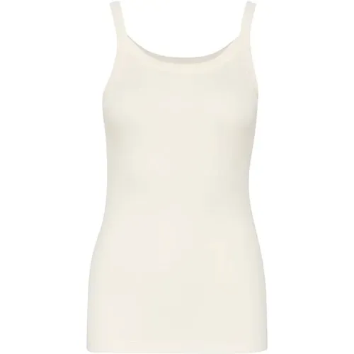 Rollneck Tank Top Whisper , Damen, Größe: XL - Soaked in Luxury - Modalova