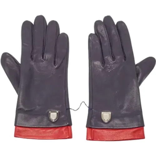 Pre-owned Leder gloves , Damen, Größe: ONE Size - Dior Vintage - Modalova