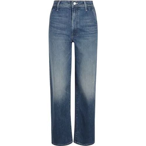 High Waist Spinner Prep Jeans , female, Sizes: W24, W30, W25 - Mother - Modalova