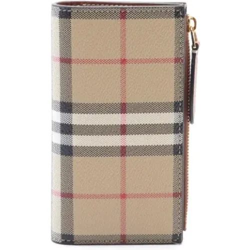 Pre-owned Coated canvas wallets , female, Sizes: ONE SIZE - Burberry Vintage - Modalova