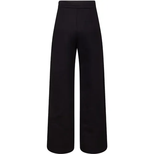 Zeitlose Schwarze Hose Gerader Schnitt , Damen, Größe: XS - Max Mara - Modalova