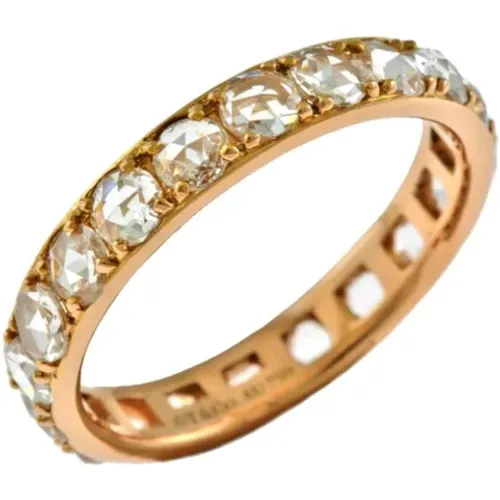 Pre-owned Rose Gold rings , female, Sizes: ONE SIZE - Tiffany & Co. Pre-owned - Modalova