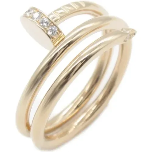 Pre-owned Rose Gold rings , female, Sizes: ONE SIZE - Cartier Vintage - Modalova