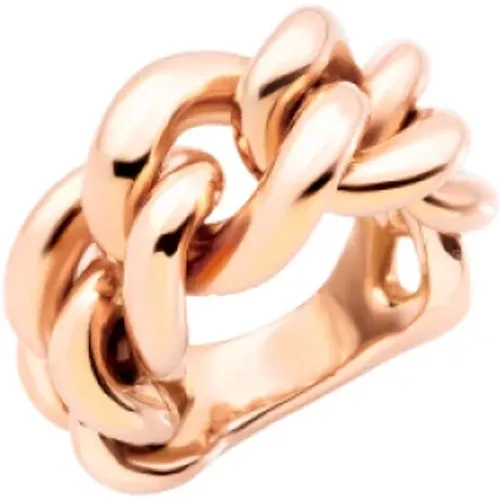 Chain Ring in 18kt Rose Gold , female, Sizes: 53 MM, 55 MM - Pomellato - Modalova