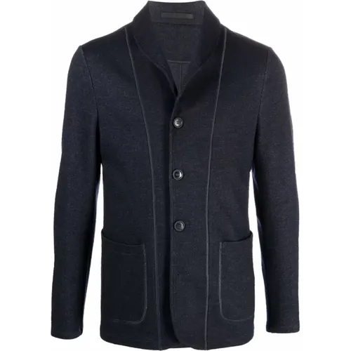 Blazer , male, Sizes: 2XL, XL - Giorgio Armani - Modalova