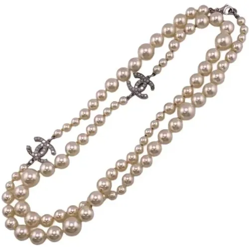 Pre-owned Pearl necklaces , female, Sizes: ONE SIZE - Chanel Vintage - Modalova