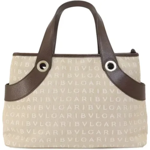 Pre-owned Canvas handbags , female, Sizes: ONE SIZE - Bvlgari Vintage - Modalova