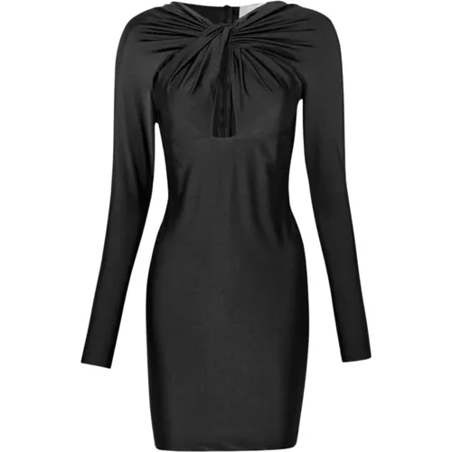 Schwarzes Cut-Out Mini Kleid - Coperni - Modalova