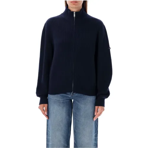 Dark Navy Knitwear Jana Cardigan , female, Sizes: S, M - A.p.c. - Modalova