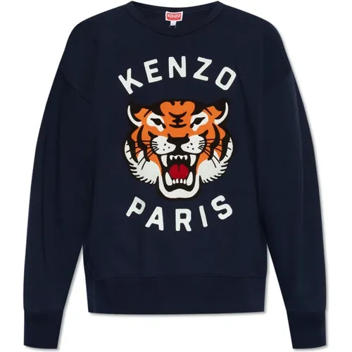 Sweatshirt mit Logo , Herren, Größe: L - Kenzo - Modalova