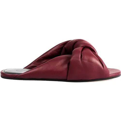 Leather Sandal , female, Sizes: 4 UK - Balenciaga - Modalova