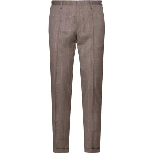 Brown Trousers Stylish , male, Sizes: W36, W32, W30, W34 - PS By Paul Smith - Modalova