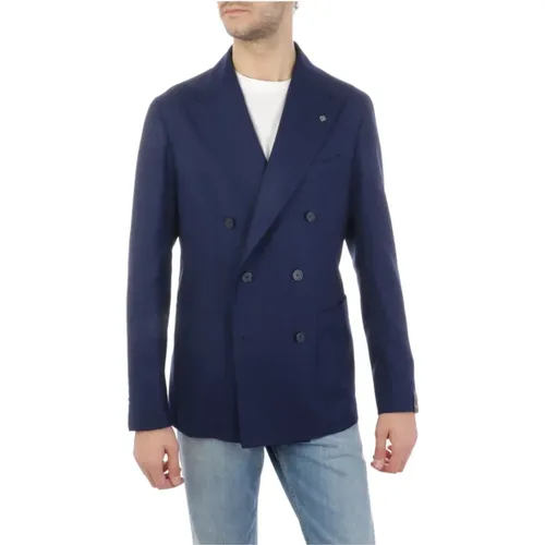 Ss23 Men`s Jackets Coats , male, Sizes: M - Tagliatore - Modalova