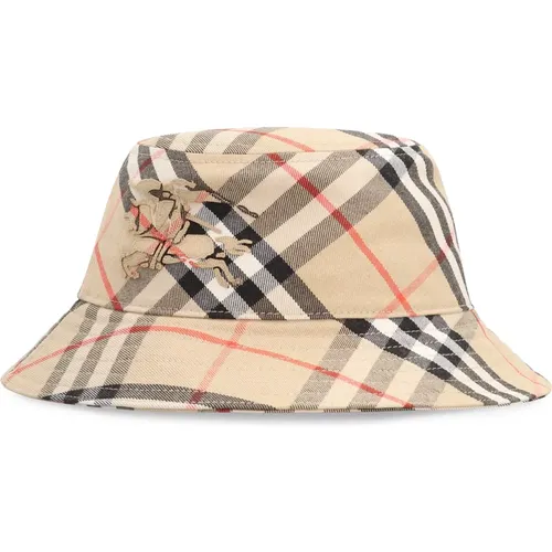 Stylischer Bucket Hat mit Motiv , Damen, Größe: S - Burberry - Modalova