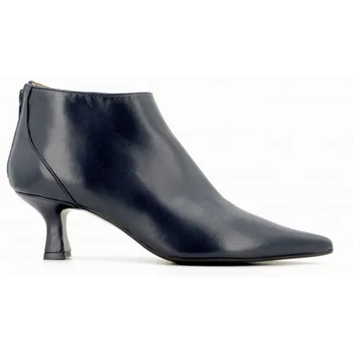 Navy Blue Leather Boots , female, Sizes: 6 UK, 4 1/2 UK - Roberto Festa - Modalova