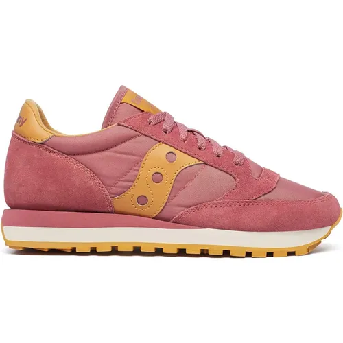 Rote Sneakers mit EVA-Dämpfung , Damen, Größe: 37 1/2 EU - Saucony - Modalova