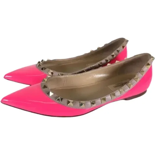 Pre-owned Leather flats , female, Sizes: 2 1/2 UK - Valentino Vintage - Modalova