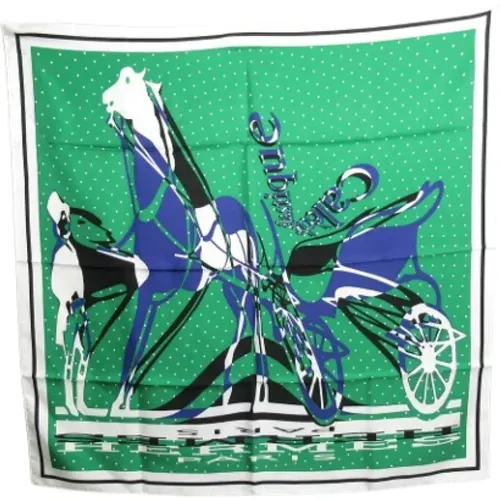 Pre-owned Silk scarves , female, Sizes: ONE SIZE - Hermès Vintage - Modalova