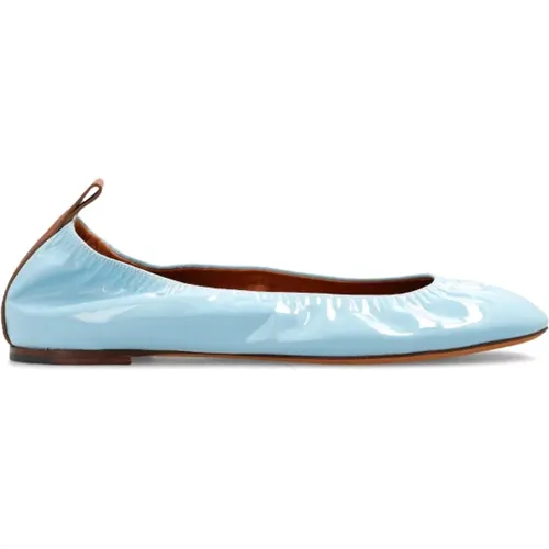 Leather ballet flats , female, Sizes: 3 UK, 4 UK, 8 UK, 6 UK, 5 UK - Lanvin - Modalova