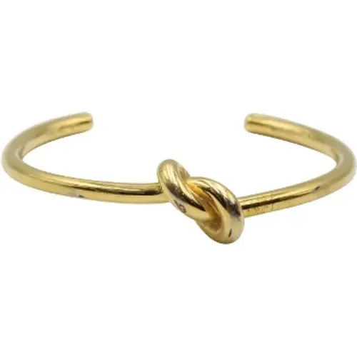 Pre-owned Gold Metal Celine Bracelet , female, Sizes: ONE SIZE - Celine Vintage - Modalova