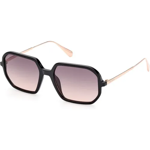 Tägliche Sonnenbrille - Gespritzt Polycarbonat Metall - Max & Co - Modalova