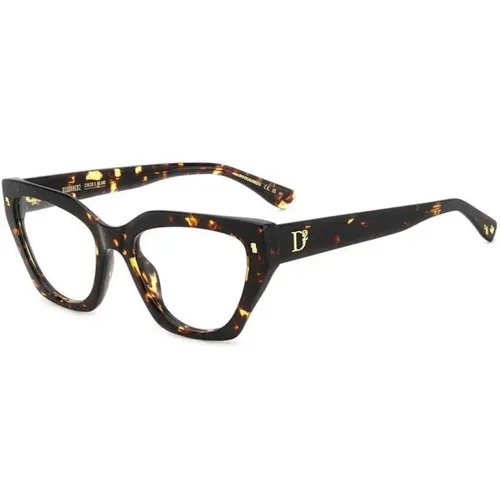 Mode Brille Modell D2 0117 , unisex, Größe: 53 MM - Dsquared2 - Modalova