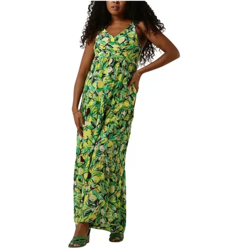 Gelbes Maxikleid Lemon Tree , Damen, Größe: L - Pom Amsterdam - Modalova